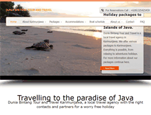 Tablet Screenshot of karimunjawapackage.com